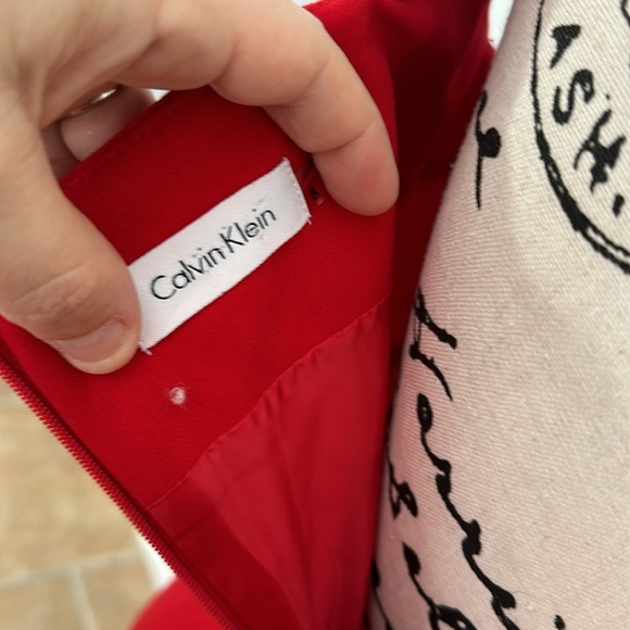 Calvin Klein Red Dress - Picture 6 of 9